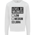 Levels of Wildness Libra Mens Sweatshirt Jumper White