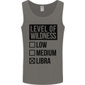 Levels of Wildness Libra Mens Vest Tank Top Charcoal