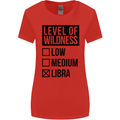 Levels of Wildness Libra Womens Wider Cut T-Shirt Red
