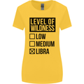 Levels of Wildness Libra Womens Wider Cut T-Shirt Yellow
