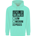 Levels of Wildness Pisces Childrens Kids Hoodie Peppermint