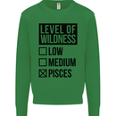 Levels of Wildness Pisces Kids Sweatshirt Jumper Irish Green