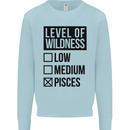 Levels of Wildness Pisces Kids Sweatshirt Jumper Light Blue
