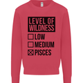 Levels of Wildness Pisces Mens Sweatshirt Jumper Heliconia