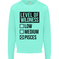 Levels of Wildness Pisces Mens Sweatshirt Jumper Peppermint