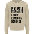 Levels of Wildness Pisces Mens Sweatshirt Jumper Sand