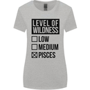 Levels of Wildness Pisces Womens Wider Cut T-Shirt Sports Grey