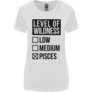 Levels of Wildness Pisces Womens Wider Cut T-Shirt White