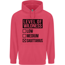 Levels of Wildness Sagittarius Childrens Kids Hoodie Heliconia