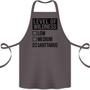 Levels of Wildness Sagittarius Cotton Apron 100% Organic Dark Grey