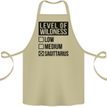Levels of Wildness Sagittarius Cotton Apron 100% Organic Khaki