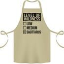 Levels of Wildness Sagittarius Cotton Apron 100% Organic Khaki