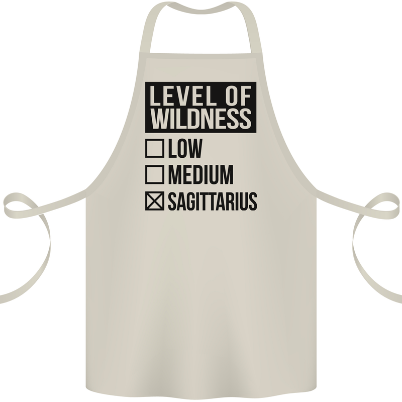 Levels of Wildness Sagittarius Cotton Apron 100% Organic Natural