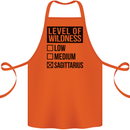 Levels of Wildness Sagittarius Cotton Apron 100% Organic Orange