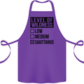 Levels of Wildness Sagittarius Cotton Apron 100% Organic Purple