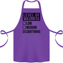 Levels of Wildness Sagittarius Cotton Apron 100% Organic Purple