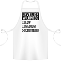 Levels of Wildness Sagittarius Cotton Apron 100% Organic White