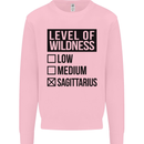 Levels of Wildness Sagittarius Kids Sweatshirt Jumper Light Pink