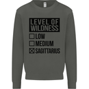 Levels of Wildness Sagittarius Kids Sweatshirt Jumper Storm Grey