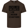 Levels of Wildness Sagittarius Kids T-Shirt Childrens Chocolate
