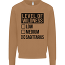 Levels of Wildness Sagittarius Mens Sweatshirt Jumper Caramel Latte