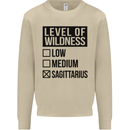 Levels of Wildness Sagittarius Mens Sweatshirt Jumper Sand