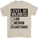 Levels of Wildness Sagittarius Mens T-Shirt Cotton Gildan Sand