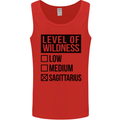 Levels of Wildness Sagittarius Mens Vest Tank Top Red