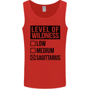 Levels of Wildness Sagittarius Mens Vest Tank Top Red