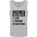 Levels of Wildness Sagittarius Mens Vest Tank Top Sports Grey