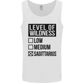 Levels of Wildness Sagittarius Mens Vest Tank Top White