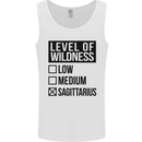 Levels of Wildness Sagittarius Mens Vest Tank Top White