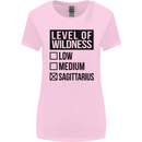 Levels of Wildness Sagittarius Womens Wider Cut T-Shirt Light Pink