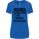Levels of Wildness Sagittarius Womens Wider Cut T-Shirt Royal Blue