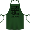 Levels of Wildness Scorpio Cotton Apron 100% Organic Forest Green