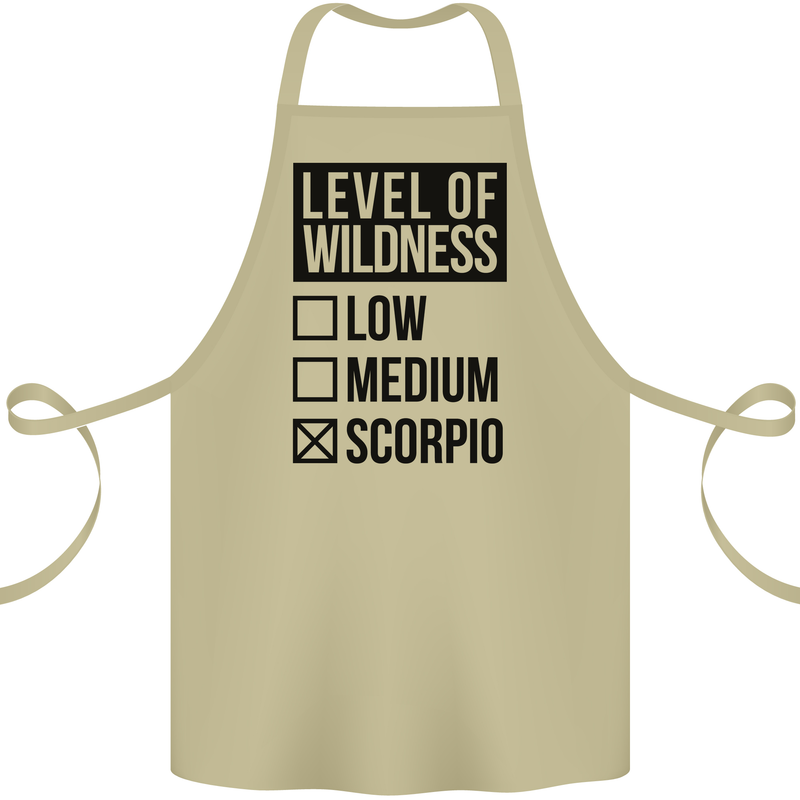 Levels of Wildness Scorpio Cotton Apron 100% Organic Khaki