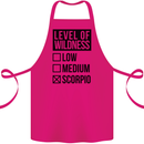 Levels of Wildness Scorpio Cotton Apron 100% Organic Pink