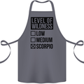 Levels of Wildness Scorpio Cotton Apron 100% Organic Steel
