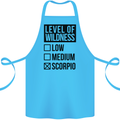 Levels of Wildness Scorpio Cotton Apron 100% Organic Turquoise