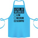 Levels of Wildness Scorpio Cotton Apron 100% Organic Turquoise