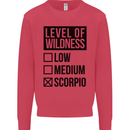 Levels of Wildness Scorpio Kids Sweatshirt Jumper Heliconia