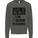 Levels of Wildness Scorpio Kids Sweatshirt Jumper Storm Grey