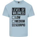 Levels of Wildness Scorpio Kids T-Shirt Childrens Light Blue