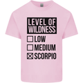 Levels of Wildness Scorpio Mens Cotton T-Shirt Tee Top Light Pink