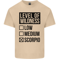 Levels of Wildness Scorpio Mens Cotton T-Shirt Tee Top Sand