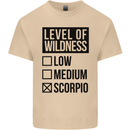 Levels of Wildness Scorpio Mens Cotton T-Shirt Tee Top Sand