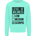 Levels of Wildness Scorpio Mens Sweatshirt Jumper Peppermint