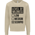 Levels of Wildness Scorpio Mens Sweatshirt Jumper Sand