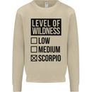 Levels of Wildness Scorpio Mens Sweatshirt Jumper Sand