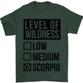 Levels of Wildness Scorpio Mens T-Shirt Cotton Gildan Forest Green